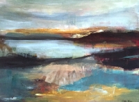 2016 Landskabserindring, Langeland, vinter 100x120