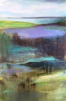 2016 - På kanten af landet, grøn - 180x120 