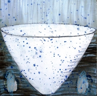 2013 - skåltavle med ramme - 40x40